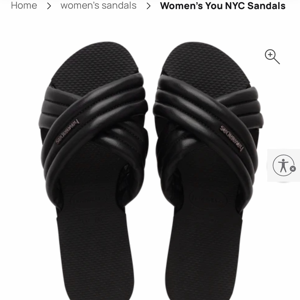 Havaianas Women's Black NYC Sandals